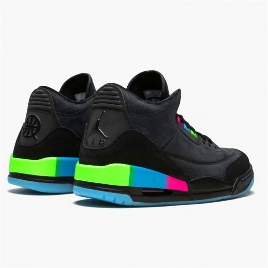 AT9195-001 Jordan 3 Retro Quai 54 (2018) Jordan Scarpe Donna/Uomo