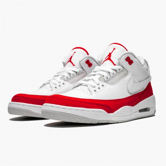 CJ0939-100 Jordan 3 Retro Tinker White University Red Jordan Scarpe Uomo