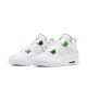 CT8527-113 Jordan 4 Retro Metallic Green Jordan Scarpe Donna/Uomo