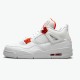 CT8527-118 Jordan 4 Retro Metallic Orange Jordan Scarpe Donna/Uomo