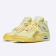 CV9388-100 Jordan 4 Retro Off-White Sail Jordan Scarpe Donna/Uomo