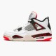 308497-116 Jordan 4 Retro Flight Nostalgia Jordan Scarpe Donna/Uomo