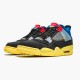 DC9533-001 Jordan 4 Retro Union Off Noir Jordan Scarpe Donna/Uomo