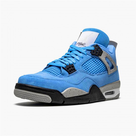 CT8527-400 Jordan 4 Retro University Blue Jordan Scarpe Donna/Uomo