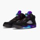 136027-007 Jordan 5 Retro Black Grape (2013) Jordan Scarpe Donna/Uomo