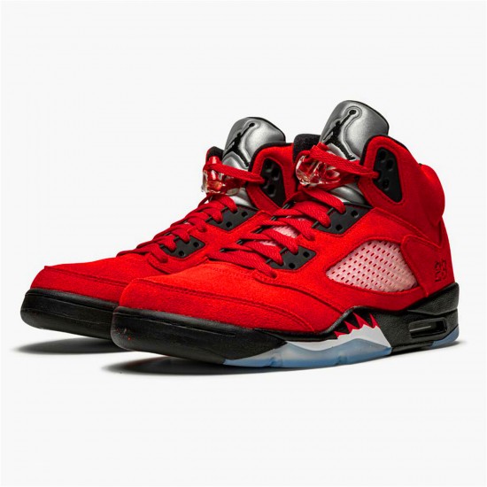 DD0587-600 Jordan 5 Retro Raging Bull Red (2021) Jordan Scarpe Uomo