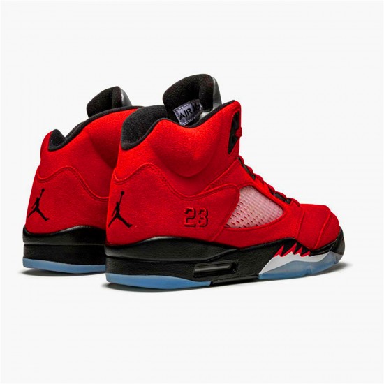 DD0587-600 Jordan 5 Retro Raging Bull Red (2021) Jordan Scarpe Uomo