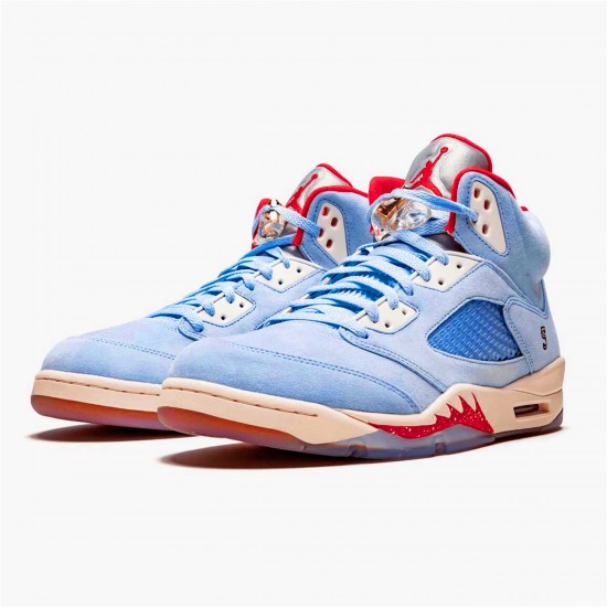 CI1899-400 Jordan 5 Retro Trophy Room Ice Blue Jordan Scarpe Donna/Uomo