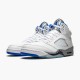 DD0587-140 Jordan 5 Retro White Stealth (2021) Jordan Scarpe Uomo